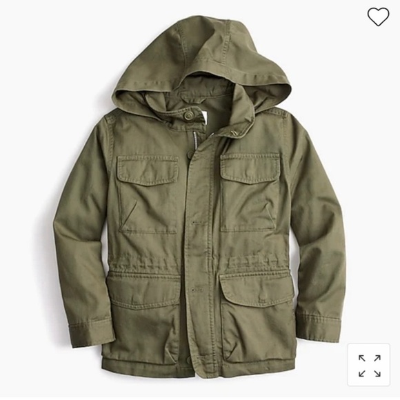 Crewcuts Field Mechanic Green Utility Jacket Size 6-7 - Picture 1 of 7